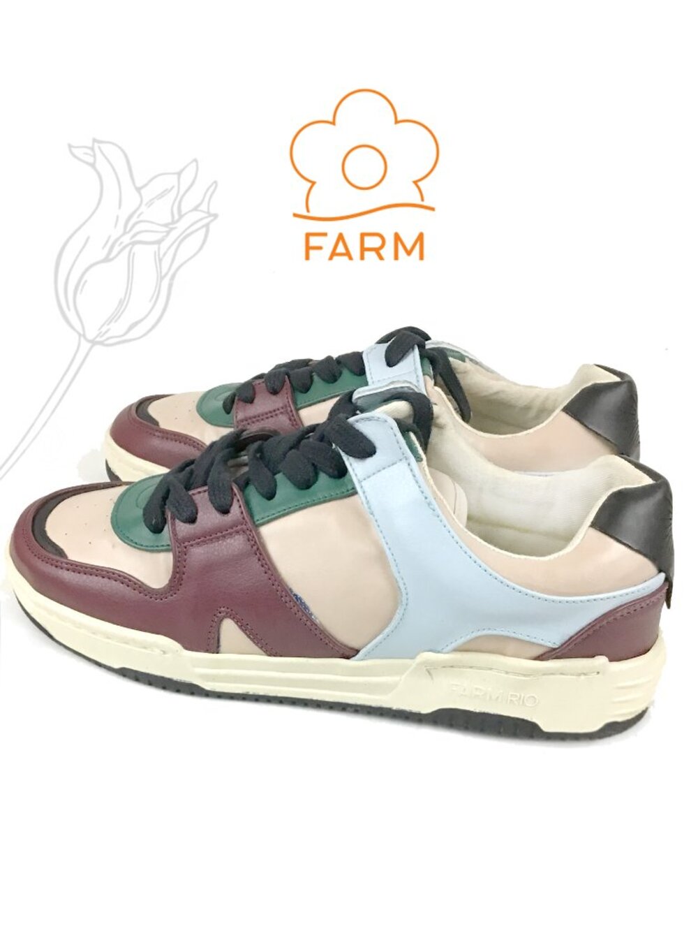 FARM RIO Sneakers Cream & Two Tone Shoes